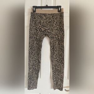 No Boundaries Leopard Print Sweater Leggings